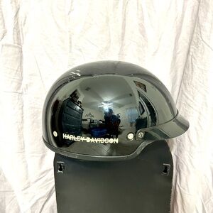 Harley-Davidson Glossy Black Half Helmet